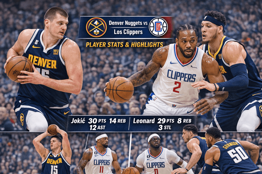 Denver Nuggets vs Clippers Match Player Stats: A Night to Remember
