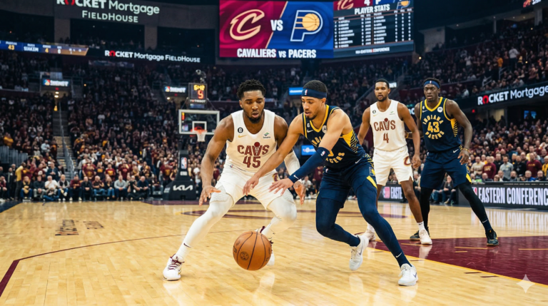 Cleveland Cavaliers vs Pacers Match Player Stats