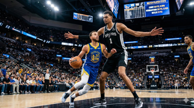 Golden State Warriors vs San Antonio Spurs Match Player Stats