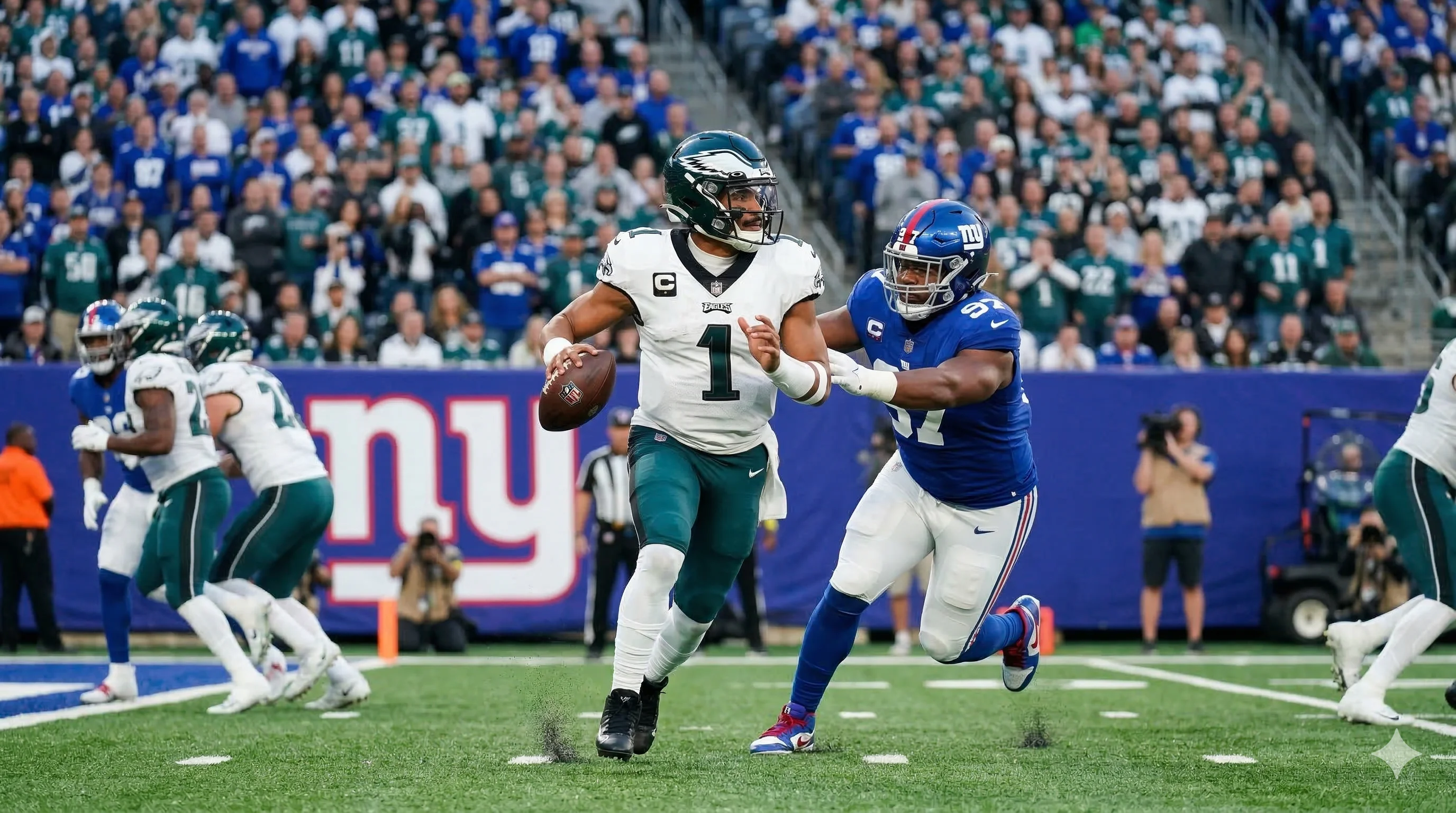 New York Giants vs Philadelphia Eagles Match Player Stats