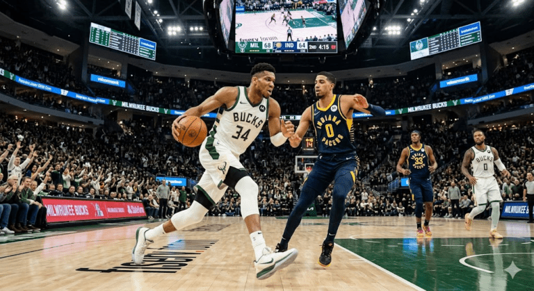 Pacers vs Milwaukee Bucks Match Player Stats