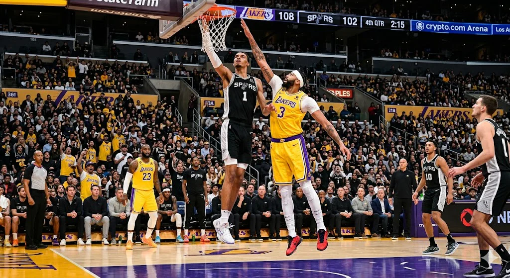 San Antonio Spurs vs Lakers Match Player Stats
