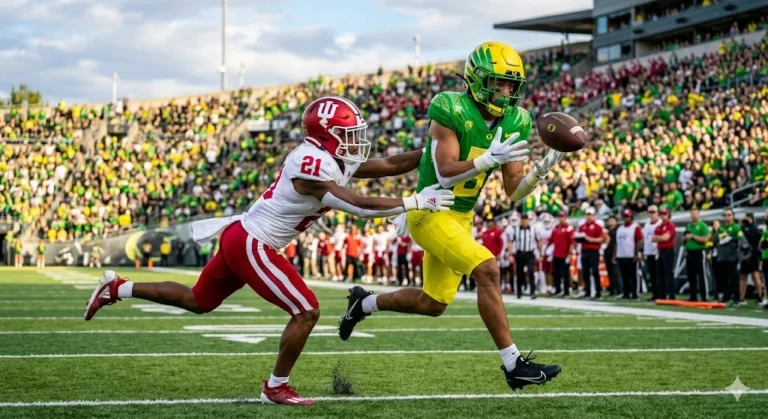 Oregon Ducks Football vs Indiana Hoosiers Football Stats