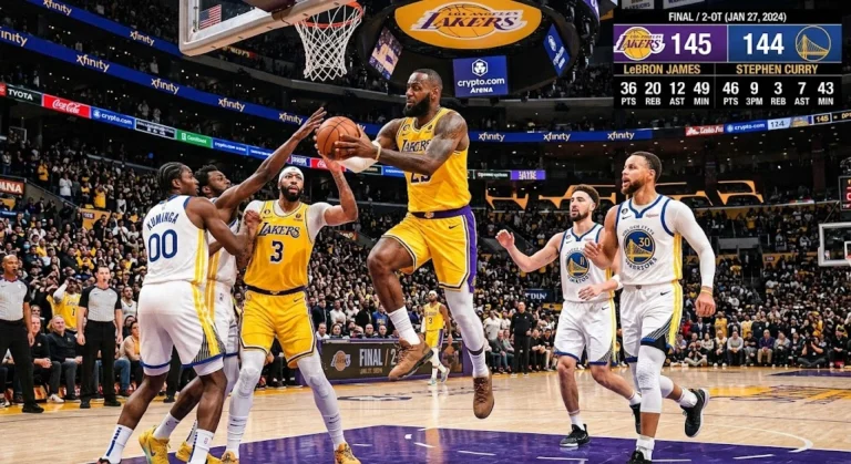 Lakers vs Golden State Warriors Match Player Stats