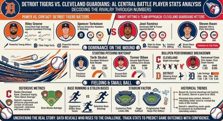 detroit tigers vs cleveland guardians match player stats