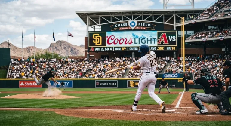 Padres vs Diamondbacks Match Player Stats
