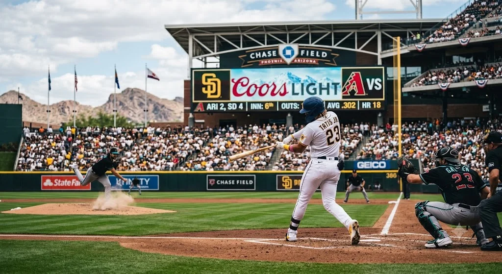 Padres vs Diamondbacks Match Player Stats