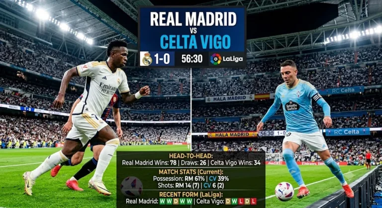 Real Madrid vs Celta Vigo
