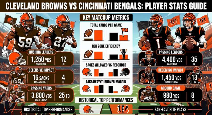 Cleveland Browns vs Bengals Match Player Stats