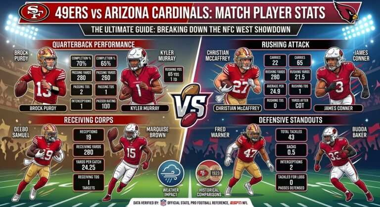 The Ultimate Guide to 49ers vs Arizona Cardinals Match Player Stats