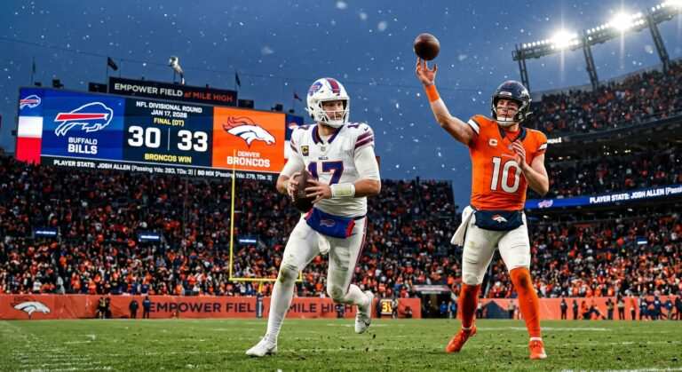 Buffalo Bills vs Denver Broncos Match Player Stats