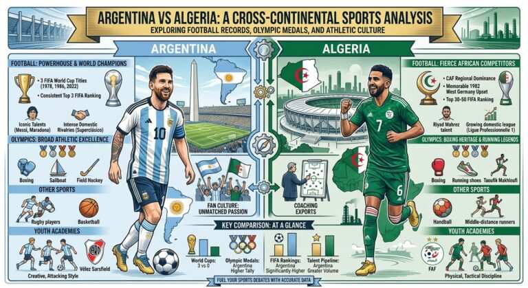 Argentina vs Argelia: Which Nation Dominates Global Sports?
